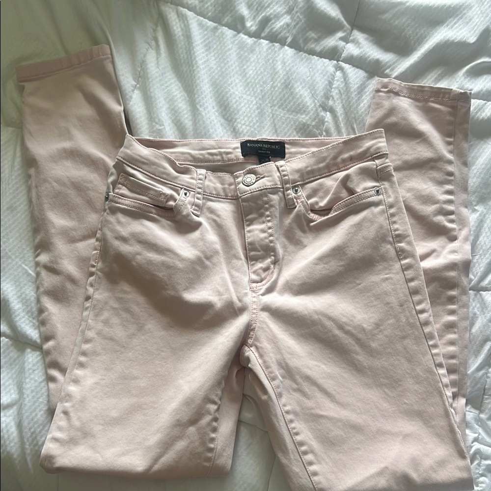 Banana Republic Soft Pink Jeans